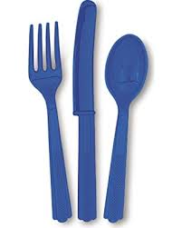 Assorted Plastic Silverware 18pc