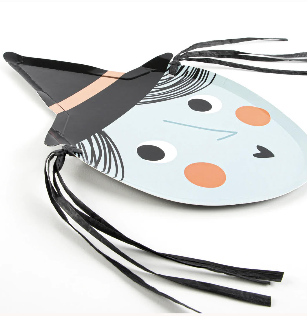 Witch Plates, Meri Meri (8 Count)