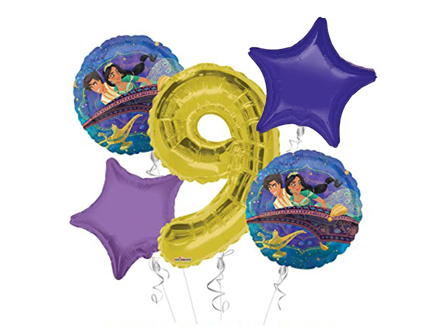 Aladdin Bouquet W/ Number 6pc