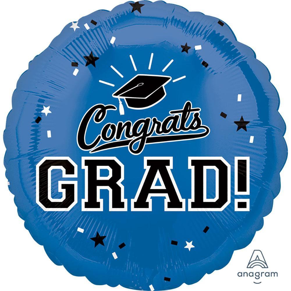 Congrats Grad Party 18'' Balloon (Various Colors)