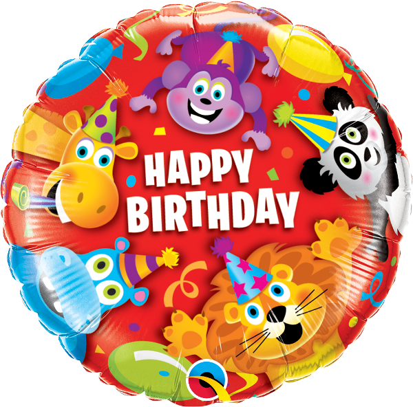 Birthday zoo Animals 18''