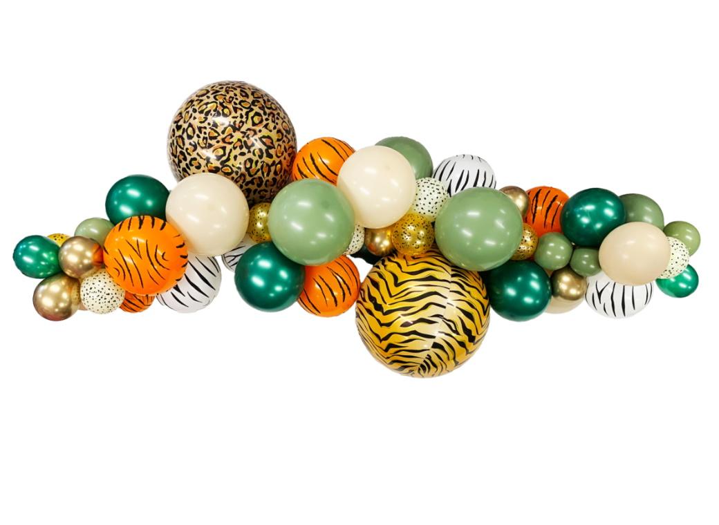 Wild Jungle World Theme Balloon GARLAND TO-GO (NO INSTALL)