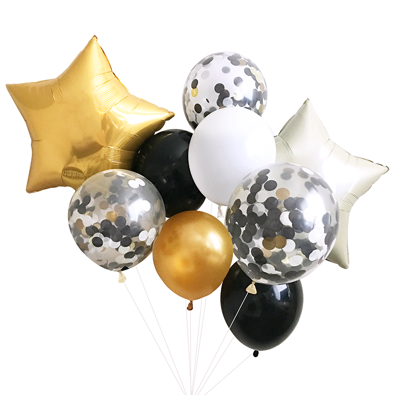 Balloon Bouquet - Black Tie