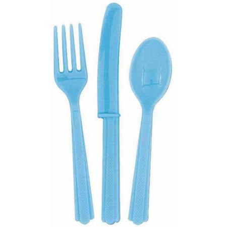 Assorted Plastic Silverware 18pc