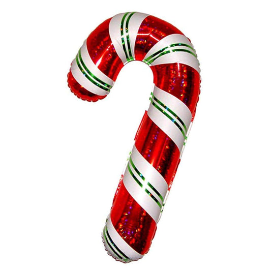 Candy Cane 36” Balloon, Holographic*