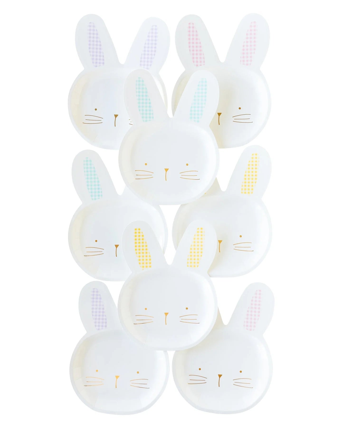 Bunny Shaped Plate Set