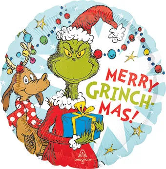 Merry Grinch Mas 18” Balloon*