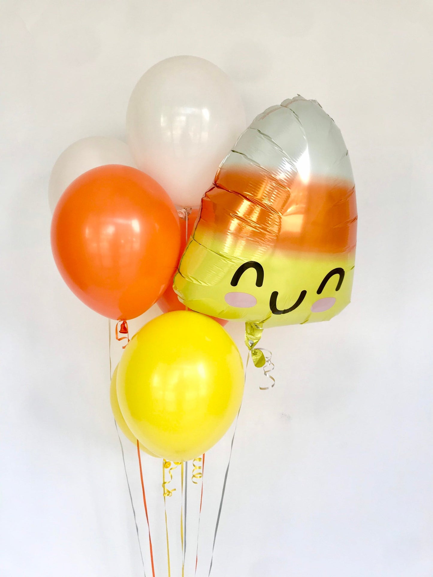 Candy Corn Balloon Pumpkin Patch Bouquet