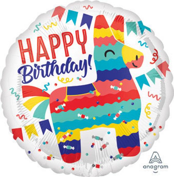 llama Birthday Bohemian 18'' Balloon