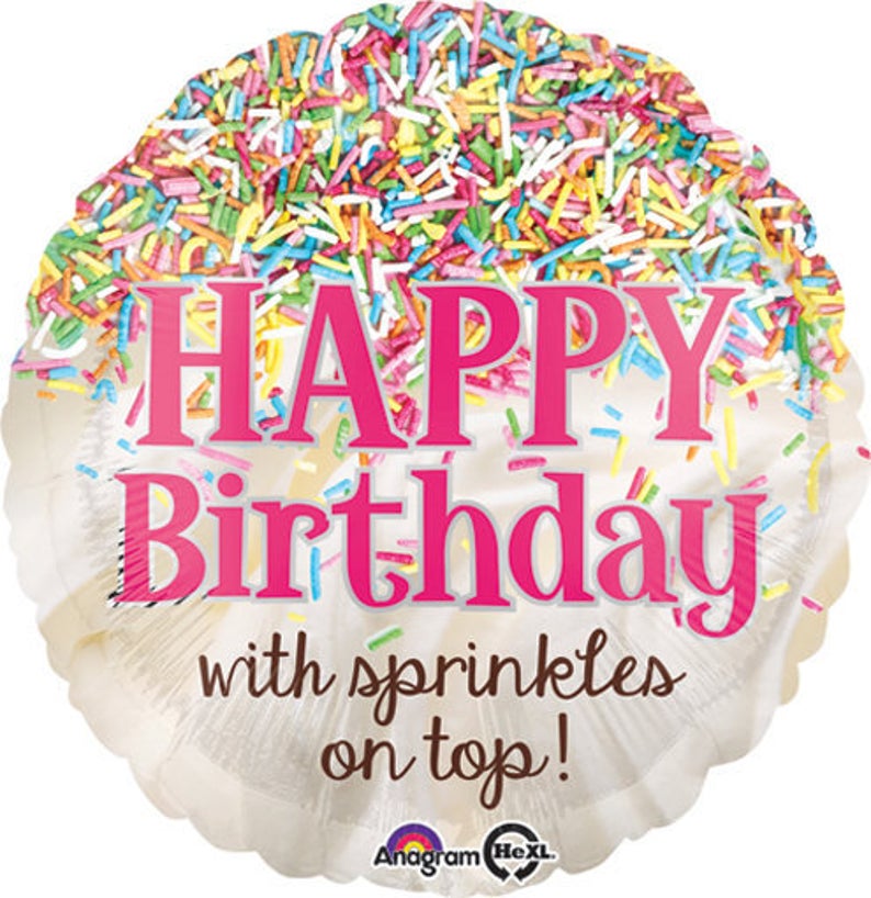 Birthday Sprinkles 18'' Balloon