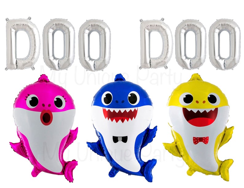Baby Sharks & DooDoo Balloon Banner