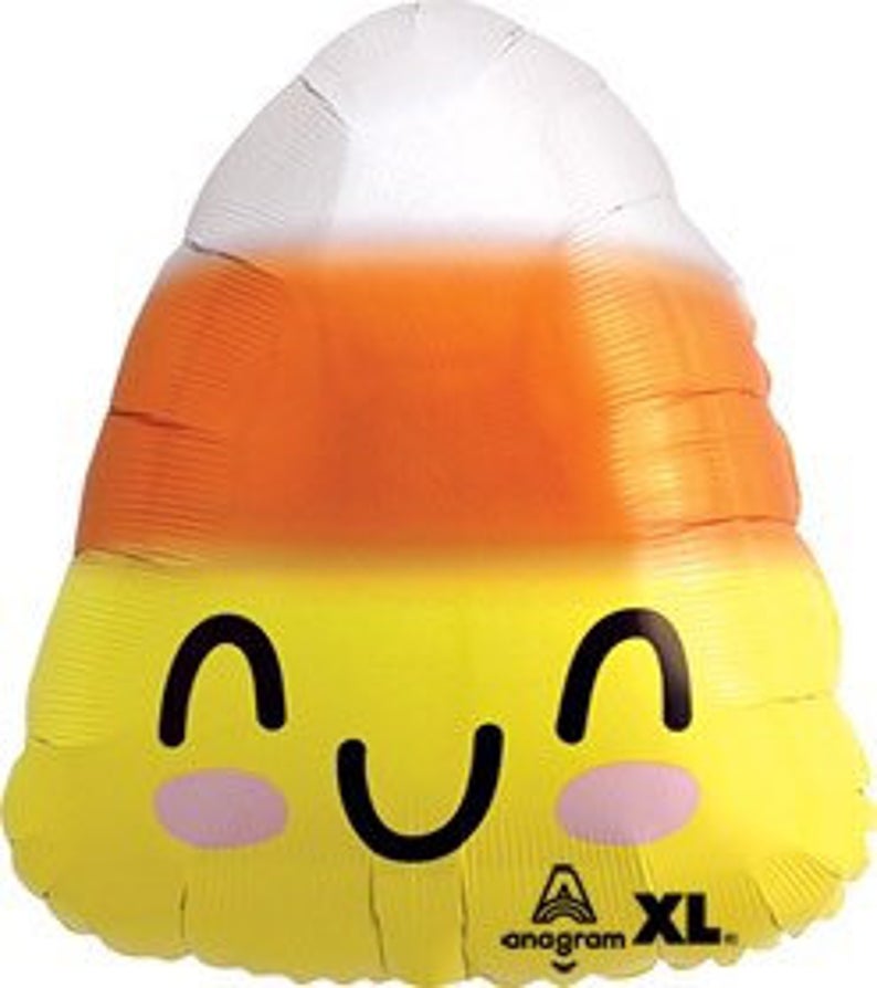 Candy Corn Balloon Pumpkin Patch Bouquet