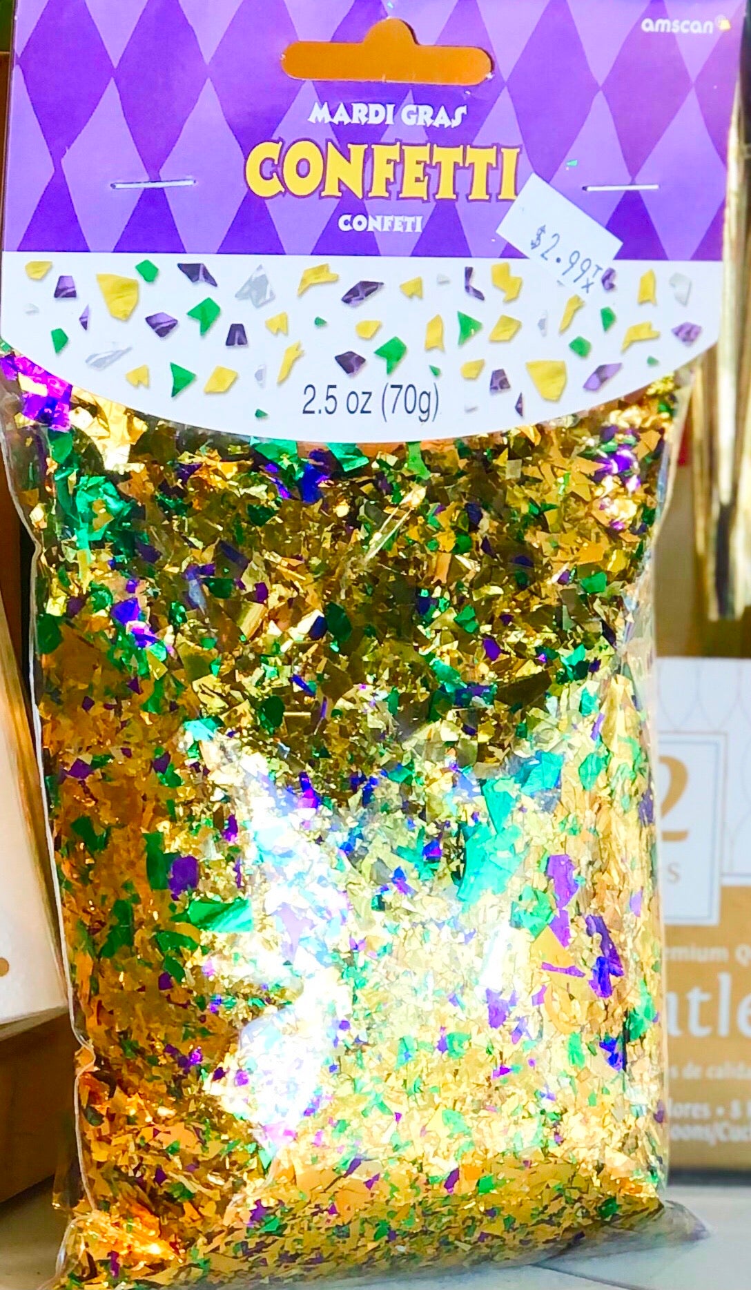 Mardi Gras Bag Confetti