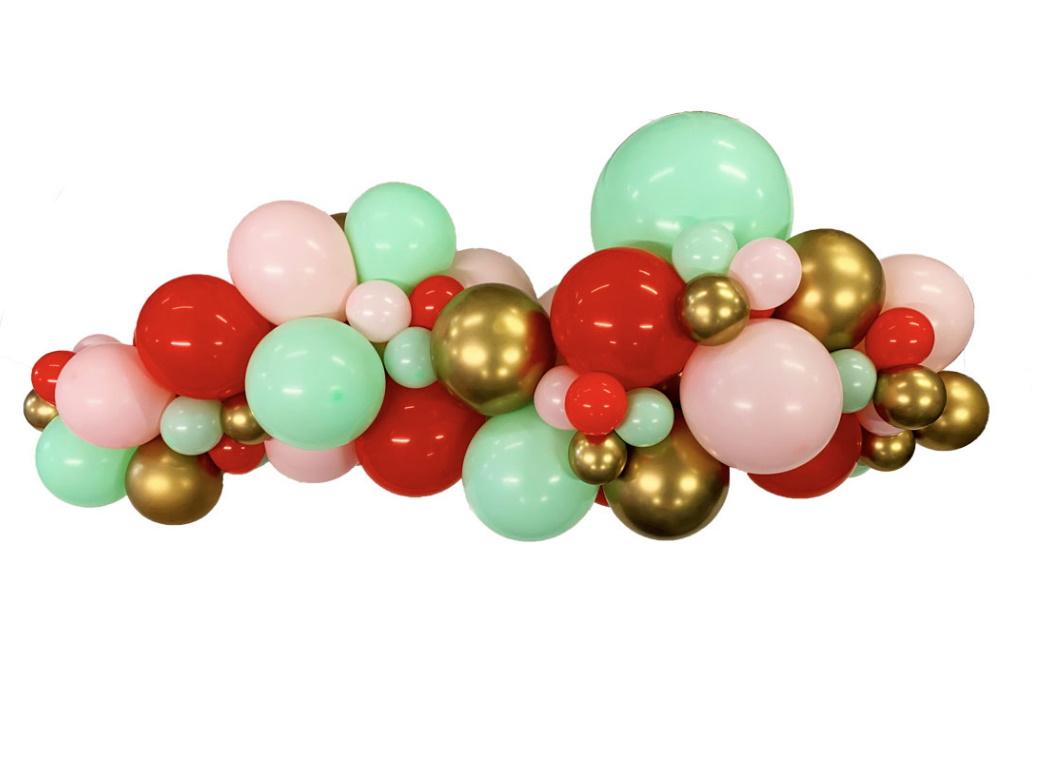 Minty Green & Gold GARLAND TO-GO (NO INSTALL)