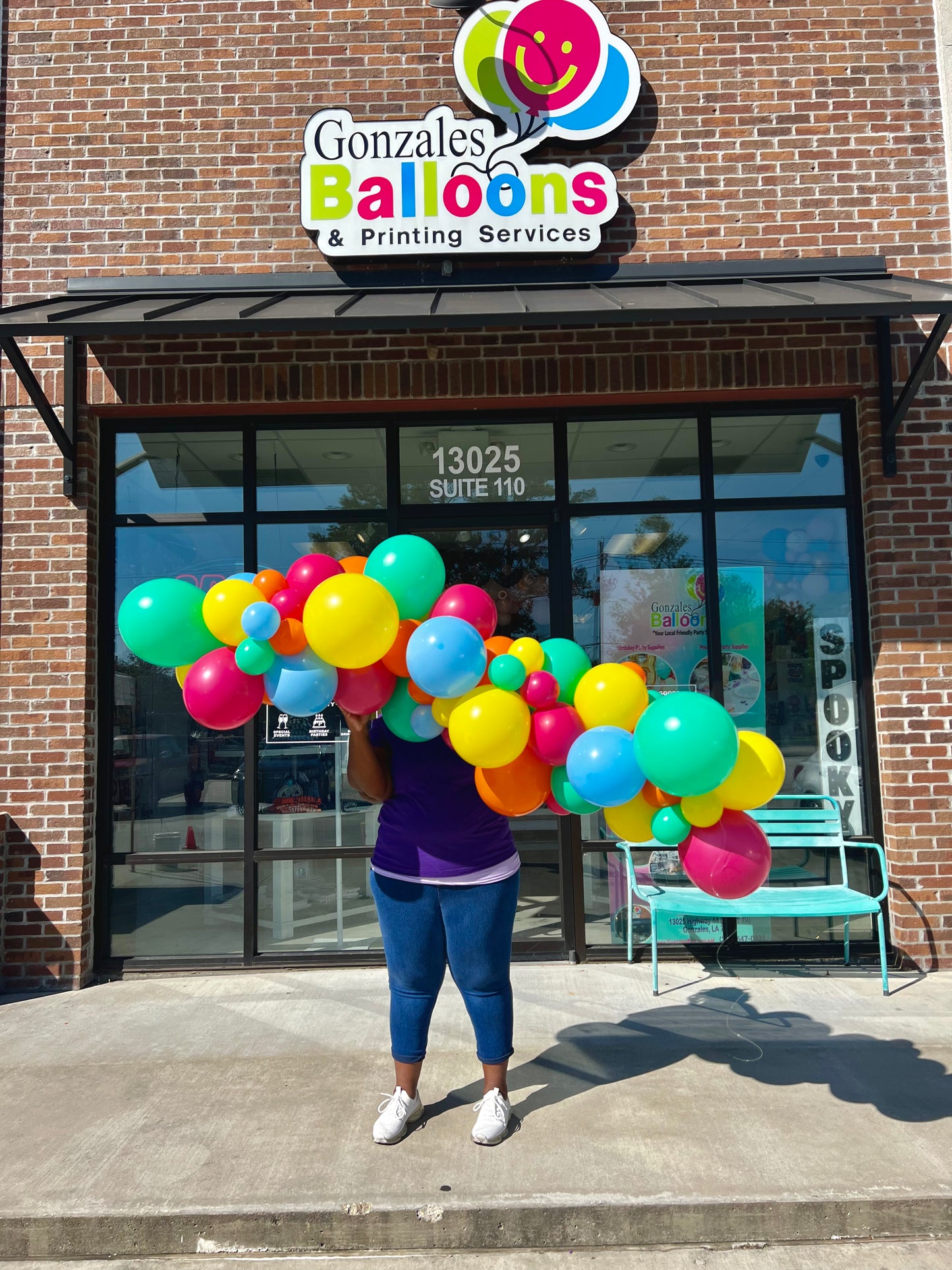 Fiesta Colorful Theme BALLOON GARLAND TO-GO (NO INSTALL)