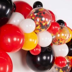 Mickey Mouse BALLOON GARLAND 6FT( TO GO NO INSTALL)