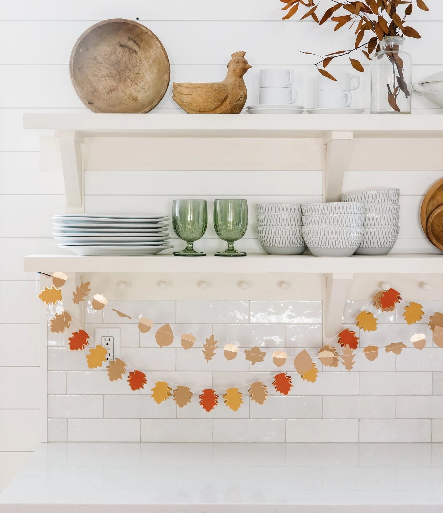 HARVEST MINI LEAVES BANNER SET 6FT