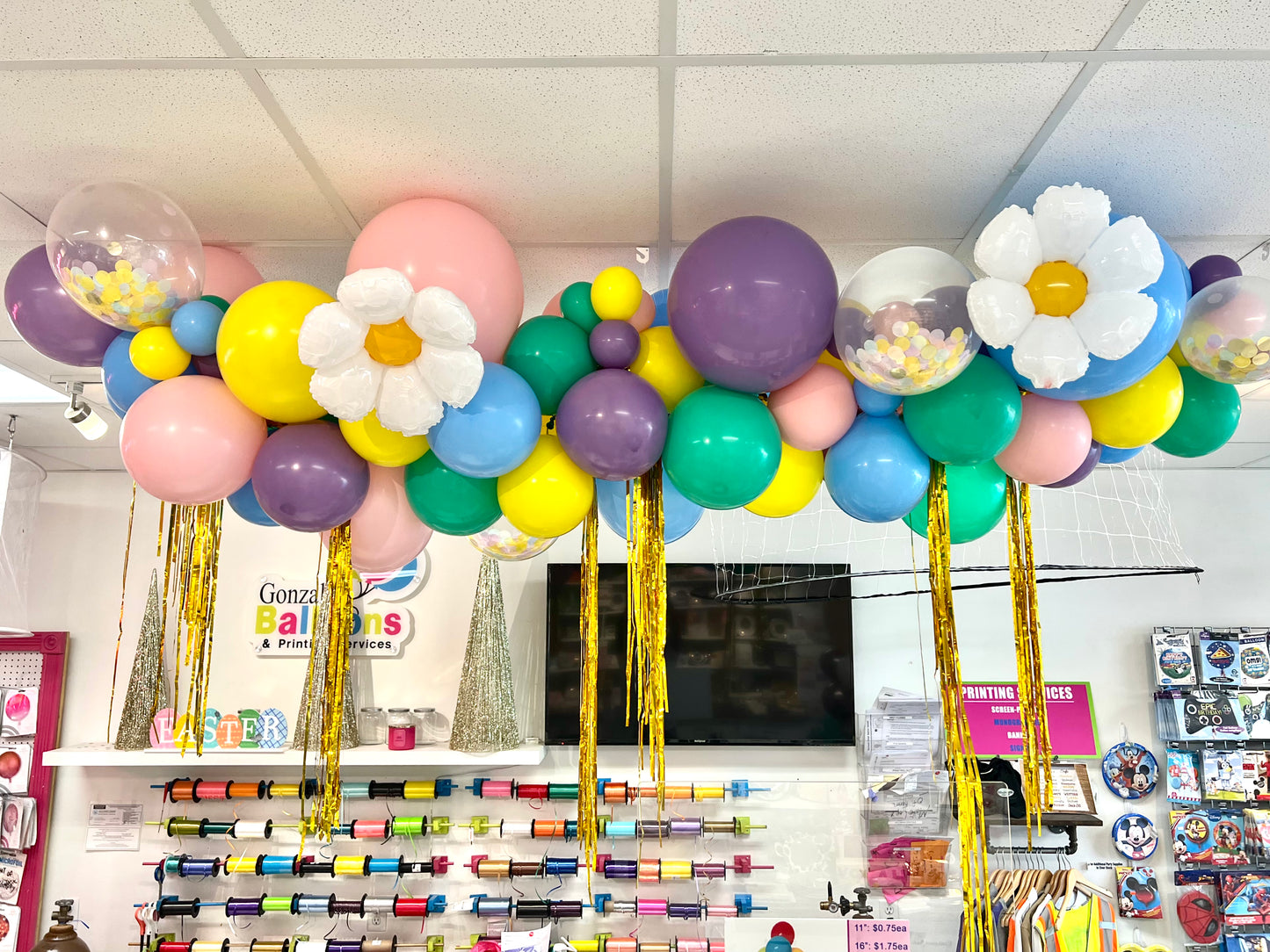 Daisy Flower Ready To Go Garland