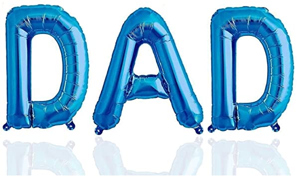 Dad Blue 34” Letters Set
