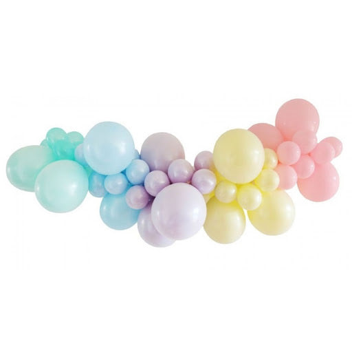 Mix Rainbow Pastel BALLOON GARLAND(TO GO NO INSTALL)