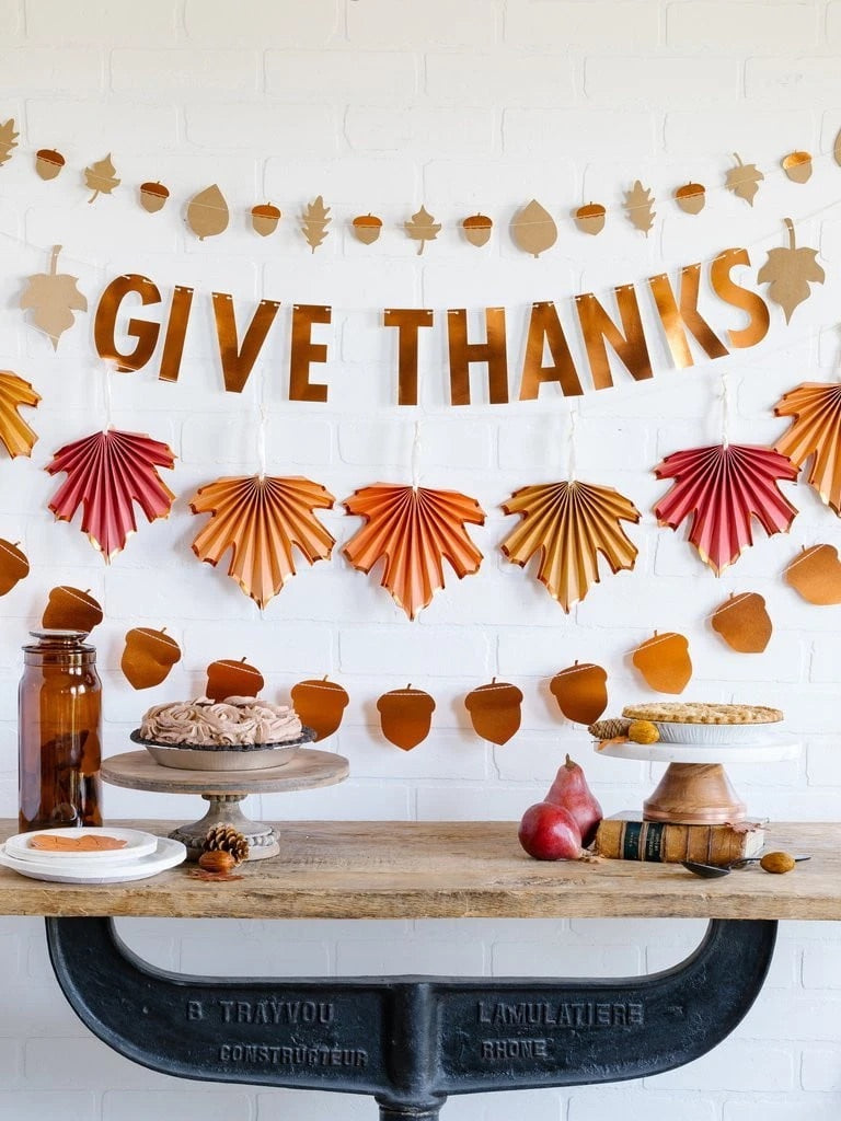 HARVEST LEAF BANNER
