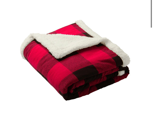 Port Authority Christmas Super Soft Throw Blanket