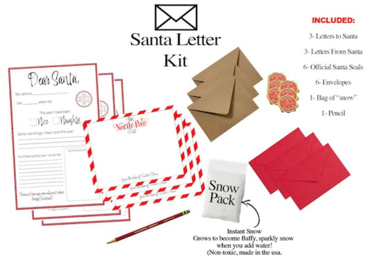 Santa Letter Kit For 3-Children