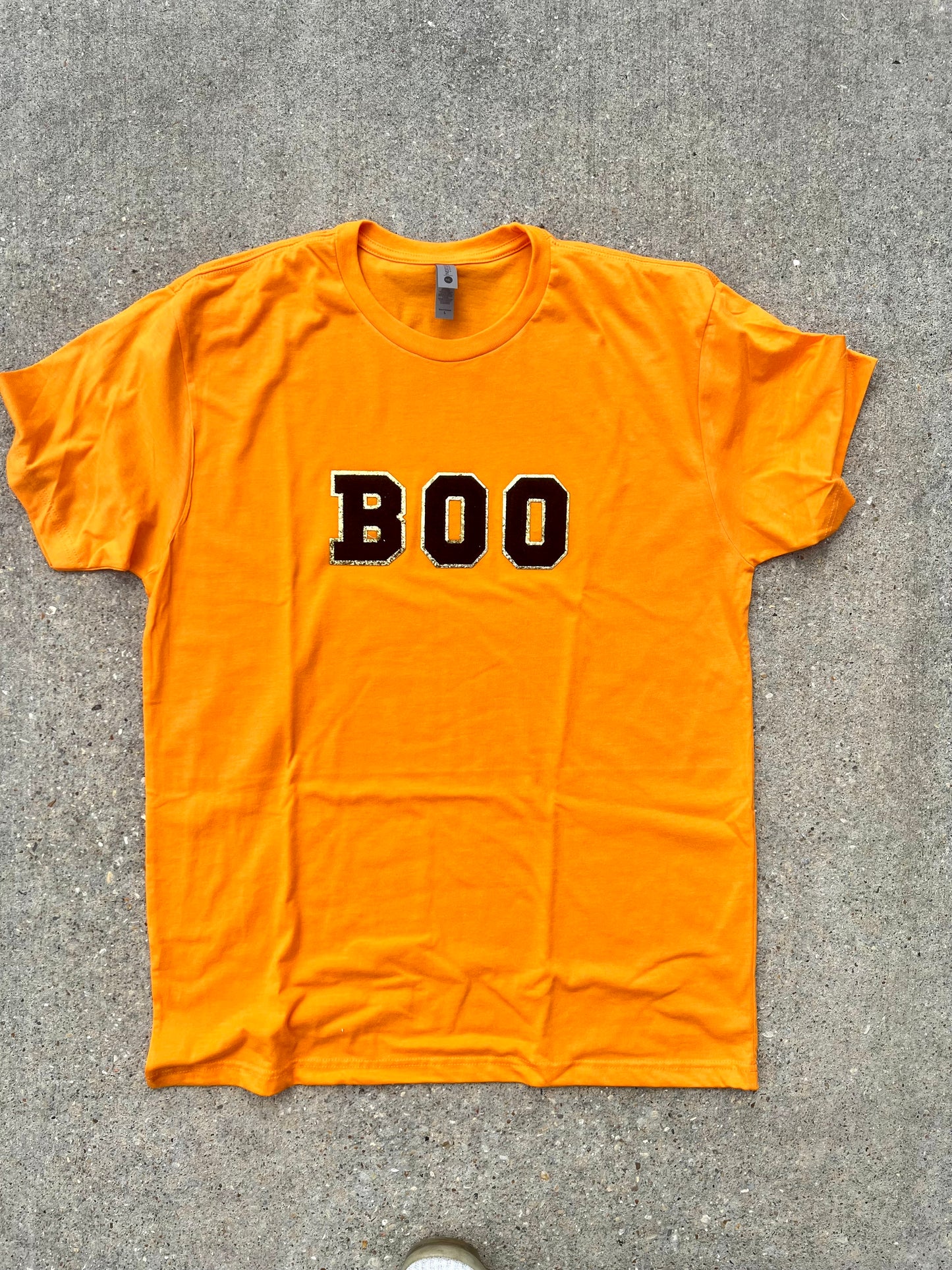 Orange Boo Chenille Shirt