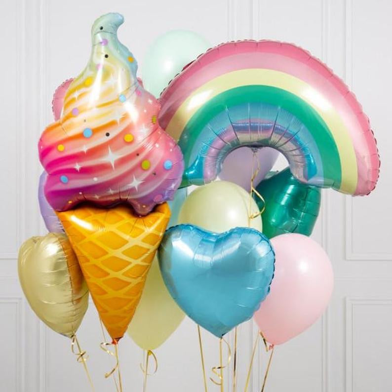 Ice Cream Crazy Balloon Bunch