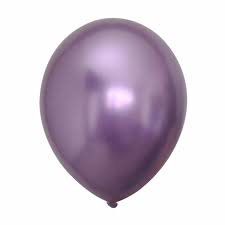 Helium Filled Chrome 11'' Latex Balloons