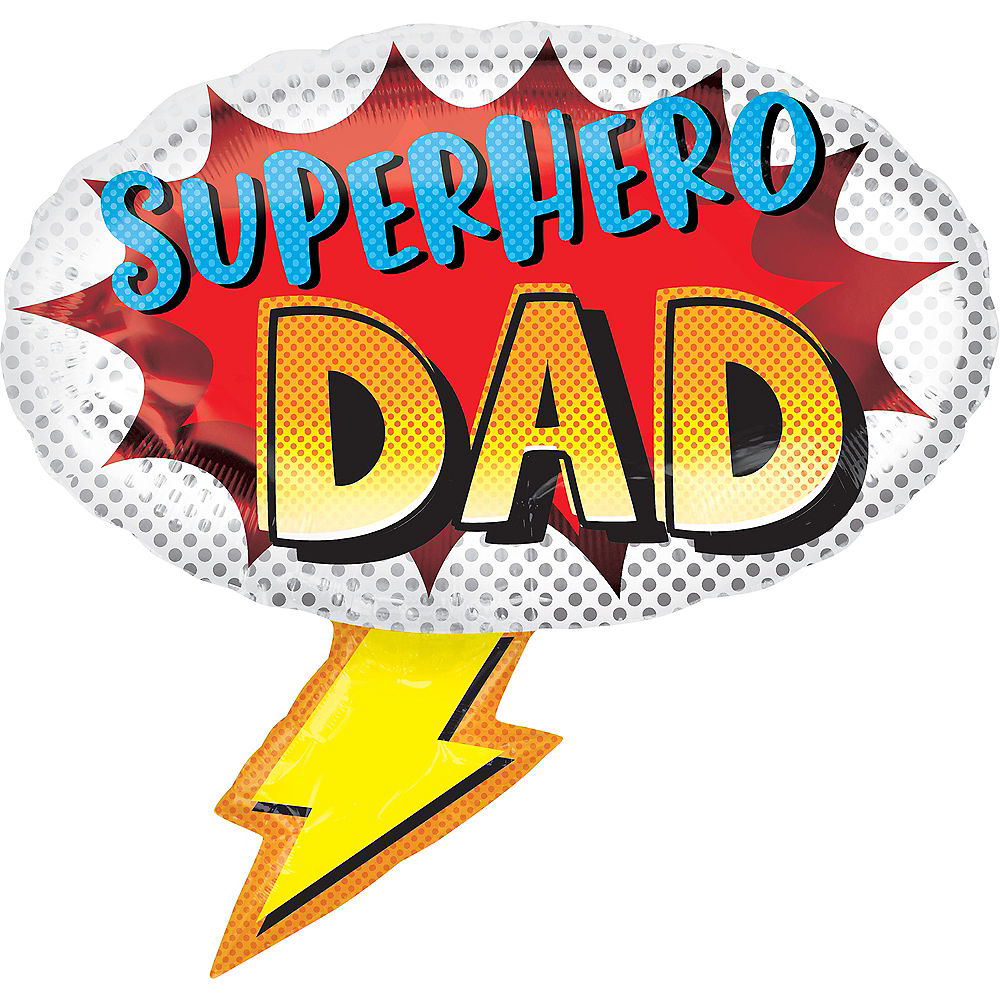SUPERHERO DAD 31'' BALLOON *