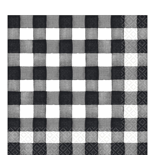 Black & White Lunch Napkins 16ct