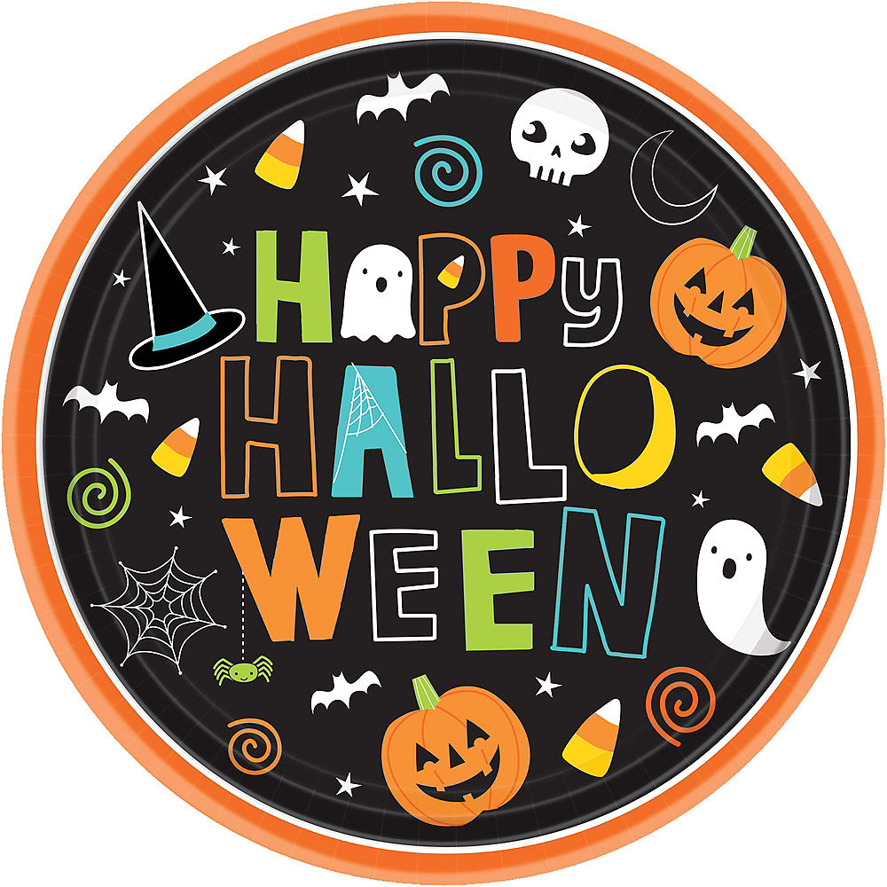 Happy Halloween Lunch Plates 60ct
