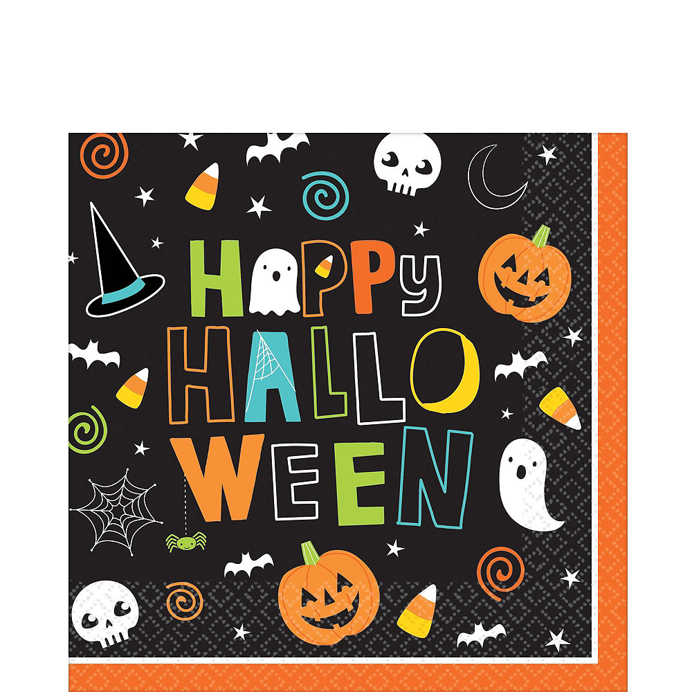 Big Party Pack Halloween Friends Lunch Napkins 125ct