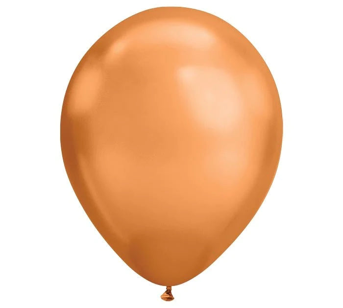 Helium Filled Chrome 11'' Latex Balloons