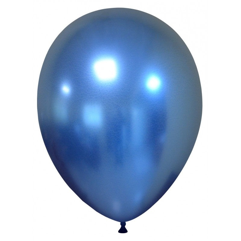 Helium Filled Chrome 11'' Latex Balloons