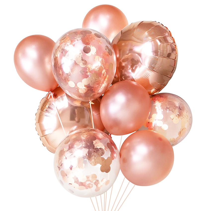 Balloon Bouquet - Rose Gold