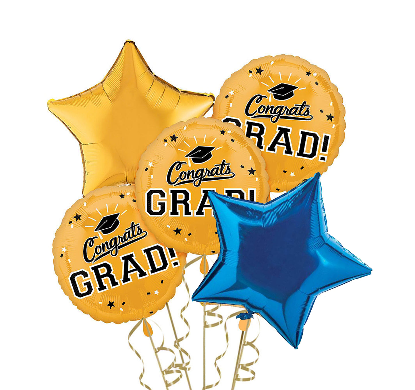 Congrats Grad 24K Gold Bouquet 5pc