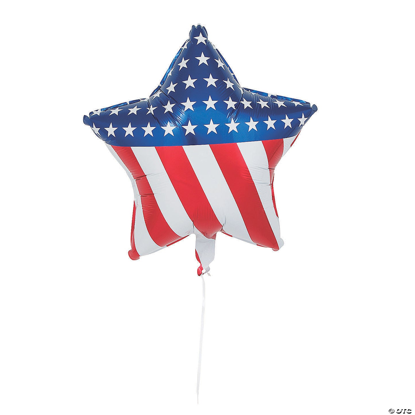 Star-shaped Patriotic 31in Mylar