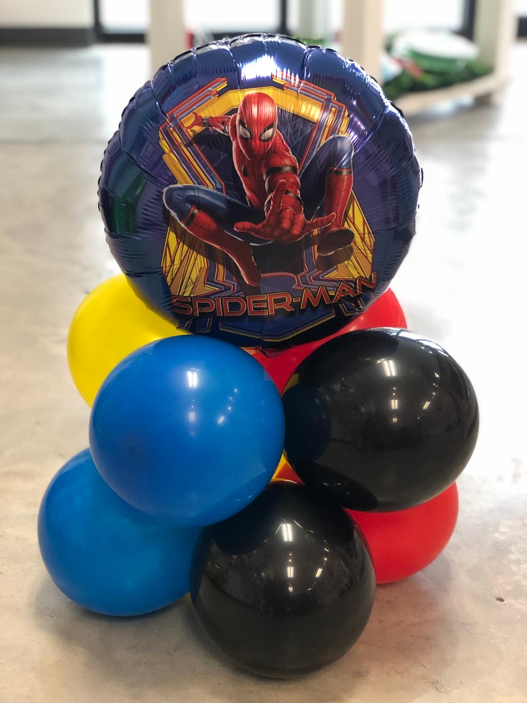 Spiderman Balloon Centerpiece