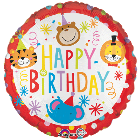 Circus Theme Happy Birthday Standard HX