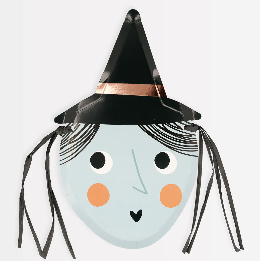 Witch Plates, Meri Meri (8 Count)