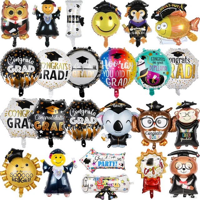*Graduation Single Standard Mylars* – tagged 