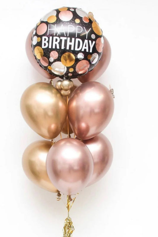 Luxe Happy Birthday Balloon Bundle