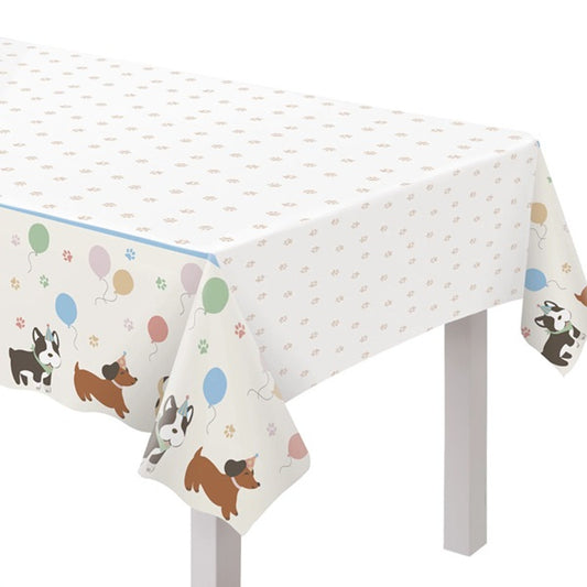PAWSOME PARTY PLASTIC TABLE COVER