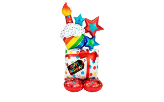 Birthday Stacked Air-Walker Balloon