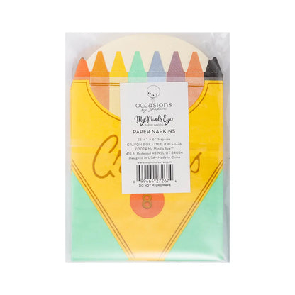 Crayon Box Napkins - 18 Count*