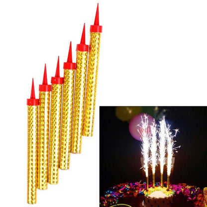 Sparkling Party Candles, 6 Ct