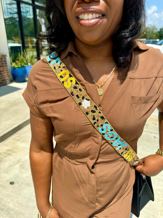 SU Jags Cheetah Print Strap