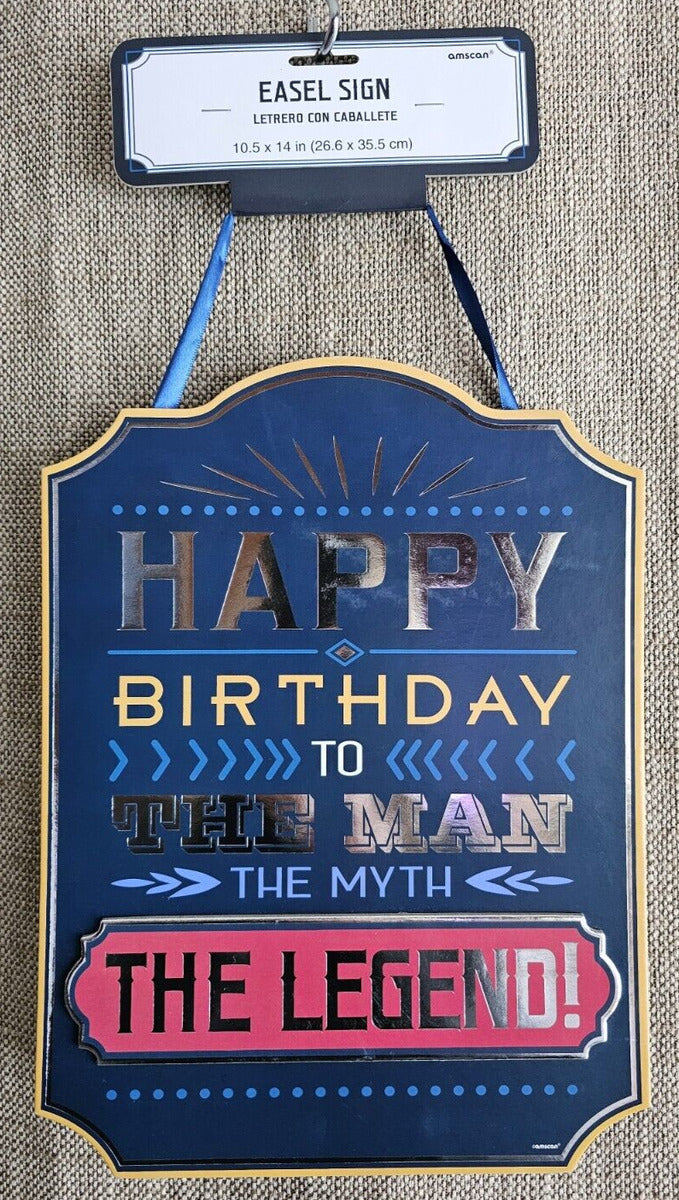 Birthday Man Sign